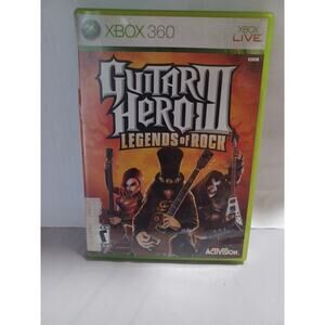 Guitar Hero 3 III: Legends Of Rock Xbox 360 Complete in Box (CIB)